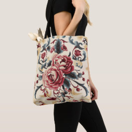 Bolso De Tela Dinastía Rosa Silken