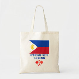 Bolso De Tela DINKS MÁS DULCES QUE BIBINGKA Filipinas Pickleball