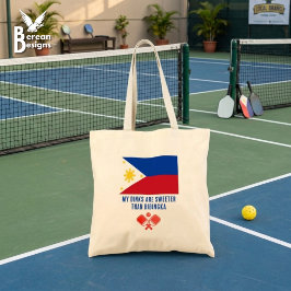Bolso De Tela DINKS MÁS DULCES QUE BIBINGKA Filipinas Pickleball