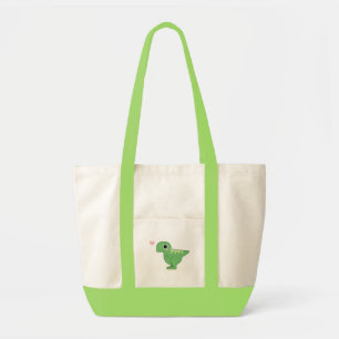 Bolso De Tela Dino lindo