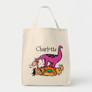 Bolso De Tela Dino que lame el Flintstone de Fred