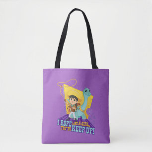 Bolso De Tela Dino Ranch   Min. y Clover