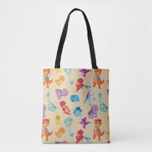 Bolso De Tela Dino Ranch   Patrón de aventura de dinosaurio