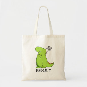 Bolso De Tela Dino-salty Funny Dinosaur Pun