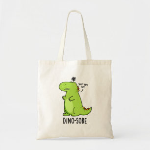 Bolso De Tela Dino-sore Funny Irritado Dinosaur Pun