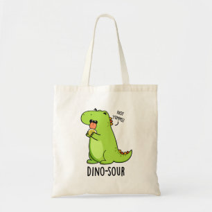 Bolso De Tela Dino-sour Funny Dinosaur Pun