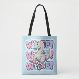 Bolso De Tela Dinosaur, ¡Rueda!!!