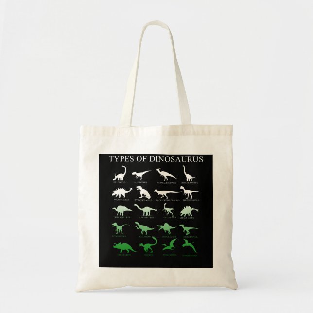 Bolso De Tela dinosaurio (Frente)