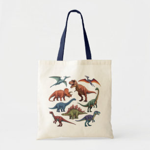 Bolso De Tela Dinosaurio