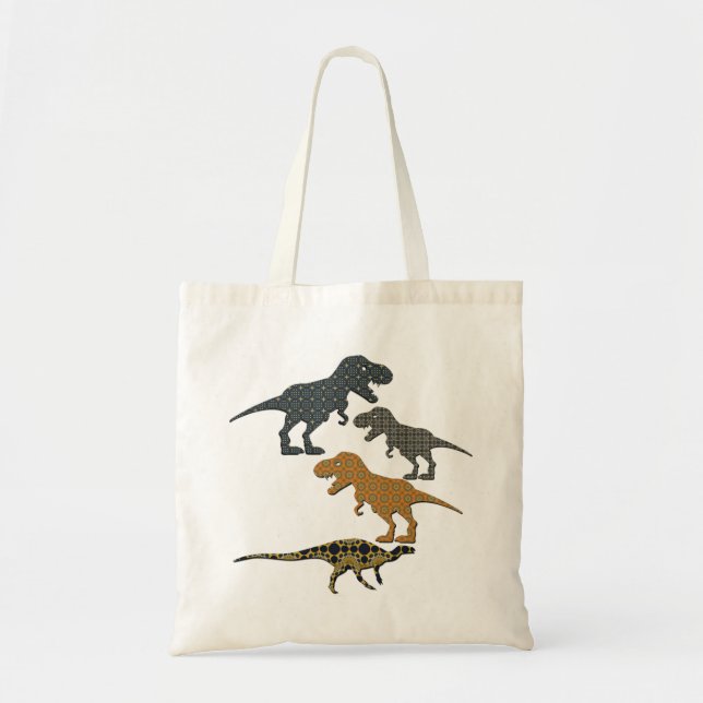 Bolso De Tela Dinosaurio (Frente)