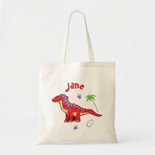 Bolso De Tela Dinosaurio Bebé Amargasauro