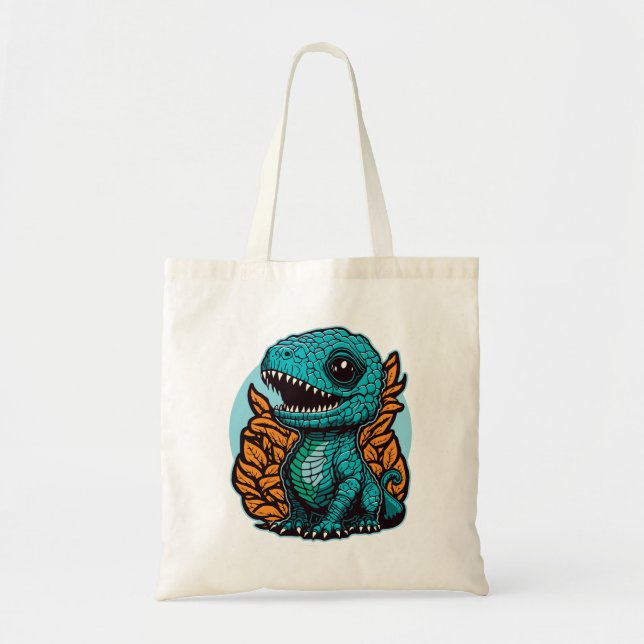 Bolso De Tela Dinosaurio de bebé lindo (Frente)
