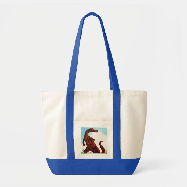 Bolso De Tela Dinosaurio del Hadrosaurus (Frente)