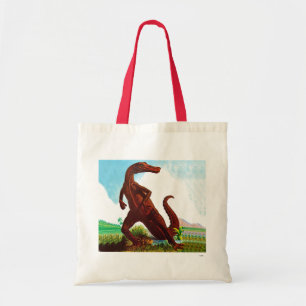 Bolso De Tela Dinosaurio del Hadrosaurus