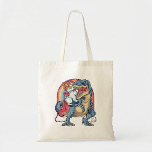 Bolso De Tela Dinosaurio del montar a caballo del unicornio