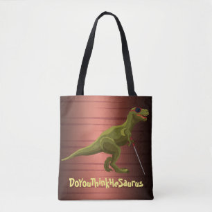 Bolso De Tela Dinosaurio DoYouThinkHeSaurus