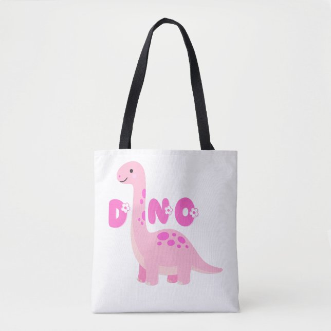 Bolso De Tela Dinosaurio lindo 🦕  (Anverso)