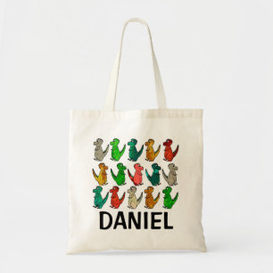 Bolso De Tela Dinosaurios