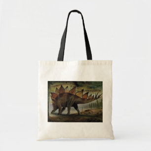 Bolso De Tela Dinosaurios antiguos, Stegosaurus, cola con púas