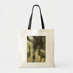 Bolso De Tela Dinosaurios antiguos, Torvosaurus y Brachiosaurus