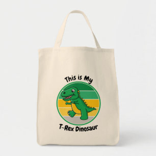Bolso De Tela Dinosaurios de Halloween para niños Este es mi din