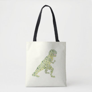 Bolso De Tela Dinosaurios T-REX en puntos
