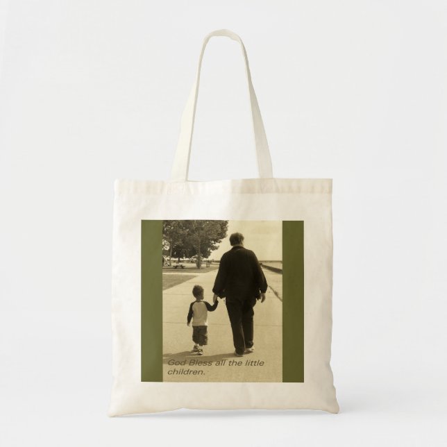 Bolso De Tela dios bendice (Frente)