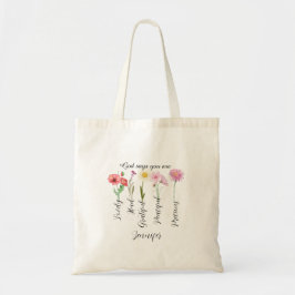 Bolso De Tela Dios dice que eres, aniversario de bodas cristiano