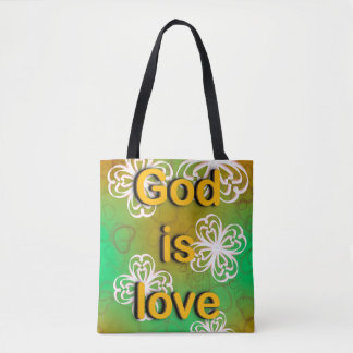 Bolso De Tela Dios es amor