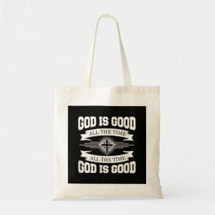 Bolso De Tela Dios es bueno todo el tiempo - Cristiano