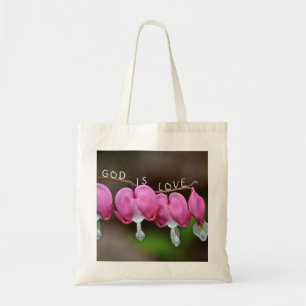 Bolso De Tela Dios es corazón de amor
