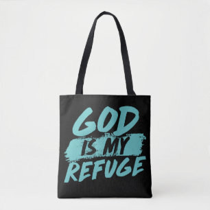 Bolso De Tela Dios es mi Tote Refugio