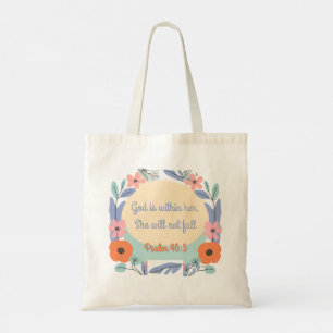 Bolso De Tela Dios está dentro de ella