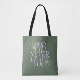 Bolso De Tela Dios nunca te dejará