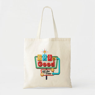 Bolso De Tela Dios retro cristiano vintage es bueno todo el tiem