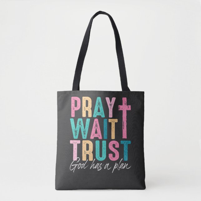 Bolso De Tela Dios tiene un plan (Anverso)