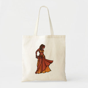 Bolso De Tela Diosa bailarina Belly nubia