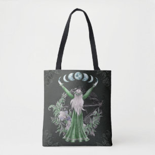 Bolso De Tela Diosa de la Luna Celta