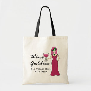 Bolso De Tela Diosa del vino "que todas las cosas curan con el