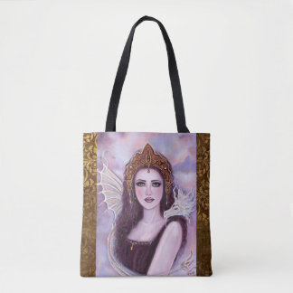 Bolso De Tela Diosa Deméter con serpiente por Renee Lavoie 