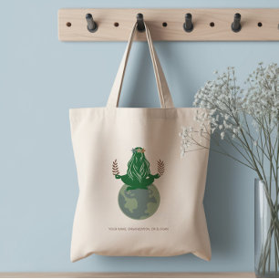 Bolso De Tela Diosa Gaia Tierra, Madre Tierra, Día de la Tierra