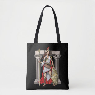 Bolso De Tela Diosa griega de Atenea