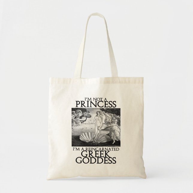 Bolso De Tela Diosa griega reencarnada (Frente)