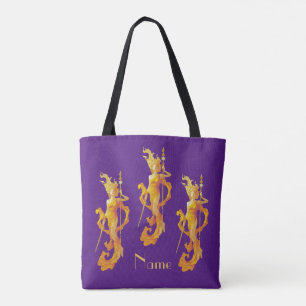 Bolso De Tela Diosa guerrera de oro Thunder_Cove