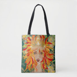 Bolso De Tela Diosa irlandesa Eire Fiery Redhead Ginger Fire Que