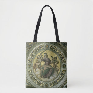 Bolso De Tela Diosa romana Justicia con ángeles de Raphael