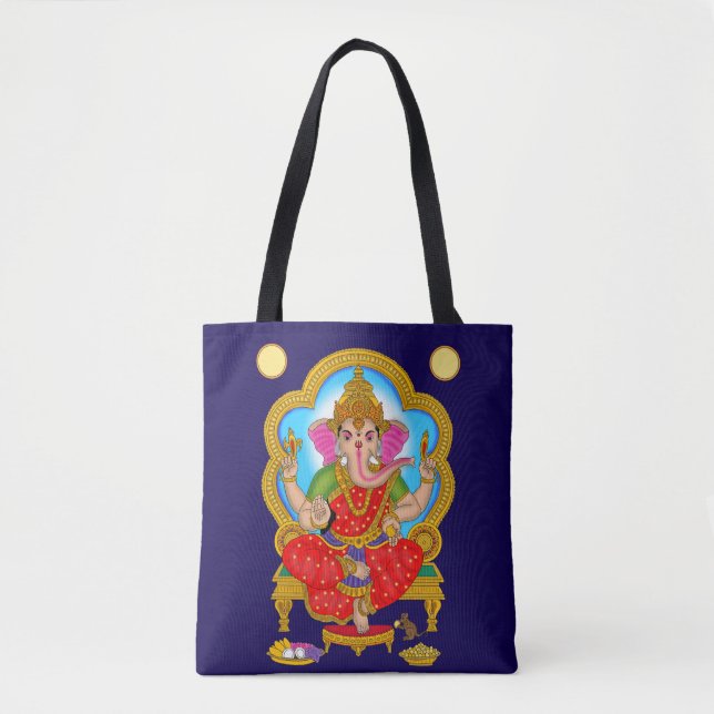 Bolso De Tela Diosa Vinayaki  (Anverso)
