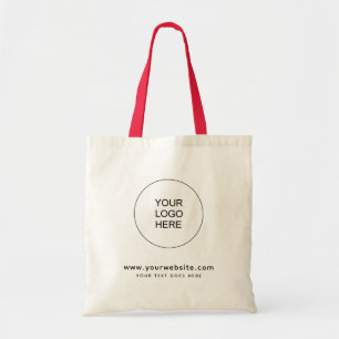 Bolso De Tela Dirección del sitio web Cargue aquí el logotipo de