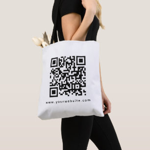 Bolso De Tela Dirección del sitio web del logotipo de la compañí