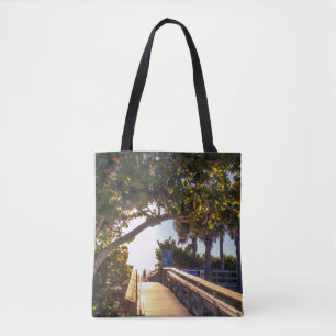 Bolso De Tela Dirección del Tote Beach